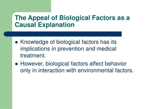 Ppt Biological Factors Powerpoint Presentation Free Download Id153843