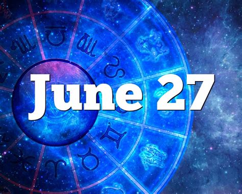 Many years later (44 bc) quintilis was renamed iulius (july) in honour of julius caesar , and in 8 bc sextilis was renamed augustus (august) in honour of augustus. June 27 Birthday horoscope - zodiac sign for June 27th