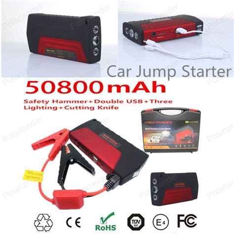 You could use traditional jumper cables, or you could use a portable lithium car jump starter— preferred. Auto jump starter Car Jump Starter Engine Booster Emergency Start Battery Portable Charger Power ...