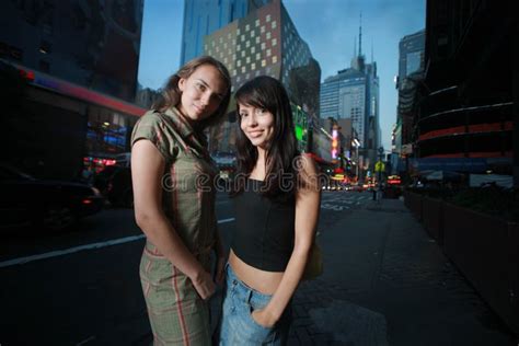 Beautiful Girls In New York Stock Photo Image 8611960