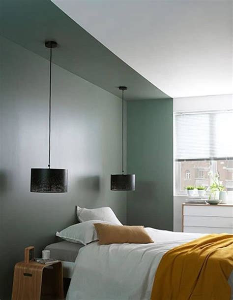 Le blanc et le vert pastel ou tendre constituent des couleurs idéales pour une chambre d'adulteintemporel. La chambre verte, tendance de l'année ! | Vert chambre ...
