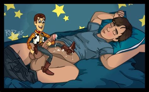 Rule 34 Andy Male Multiple Males Tagme Toy Story Woody