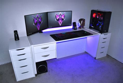 My Ultimate Rgb Pc Gaming Setup With Alex Drawers Rbattlestations