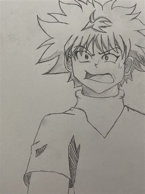 Just A Drawing Of Killua From Hunterhunter Killua Hunter X Hunter