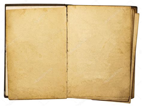 Viejo Libro Con Tinta En Una Fila Aislado En Blanco — Foto De Stock