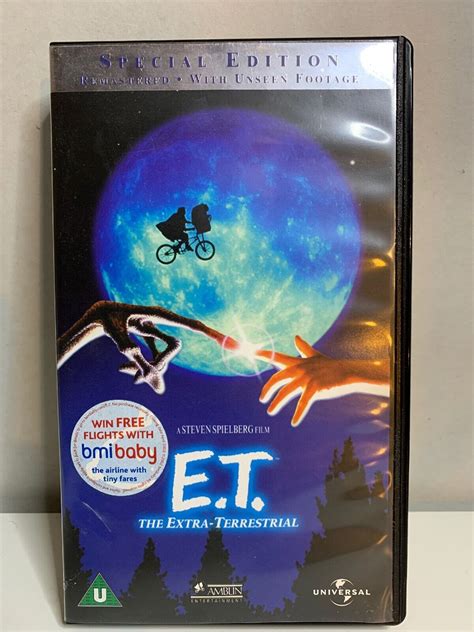 Et The Extra Terrestrial 20th Anniversary Special Edition 2002 Vhs