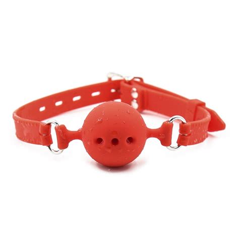 Soft Silicone Open Mouth Gag Ball For Women Restraints Games Oral