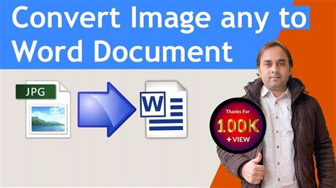 How To Convert Image To Word Document Convert  To Word Convert