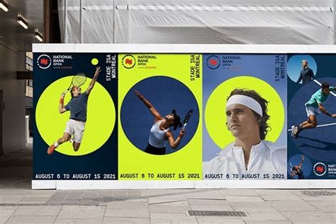 An Advertisement For The Australian Open Tennis Tournament