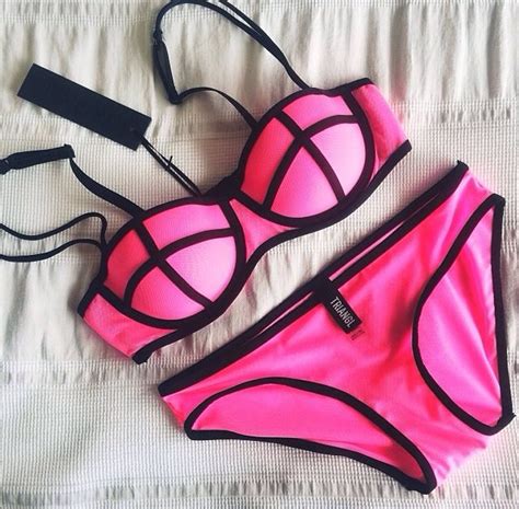 inspiration for this summer milly candy pink triangl swimwear triangl swimwear summer