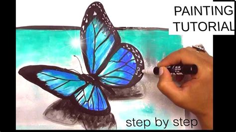 Easy Butterfly Painting Tutorial Janel Briseno