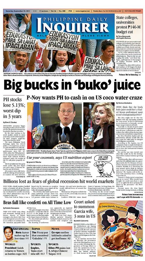 The Inquirer Front Page