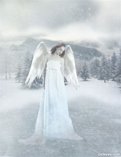 Angel In The Snow Picture By Twilightmuse For Ps