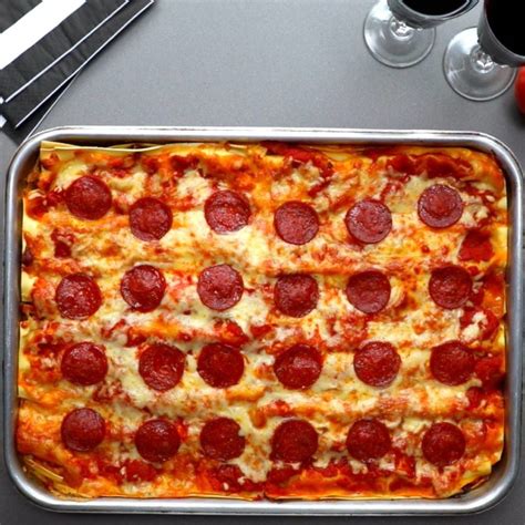 Sheet Pan Pizza Lasagna Cooking Tv Recipes