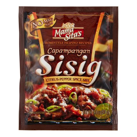 Mama Sita Citrus Pepper Spice Sisig Mix 40 Gram