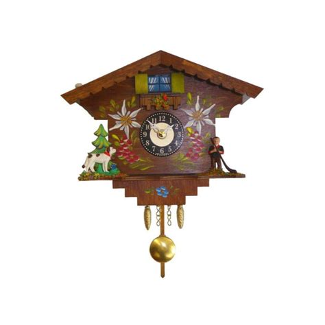 7 Engstler Battery Operated Mini Cuckoo Wall Clock With Music And