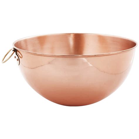 Solid Copper Mixing Bowl With Handle 7 Qt 032110 Mauviel