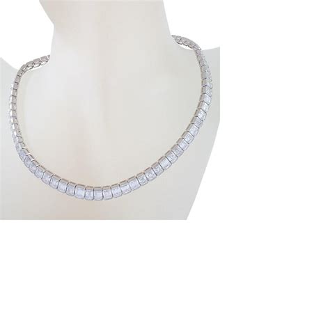 Kaufmann De Suisse Diamond Rivière Necklace For Sale At 1stdibs