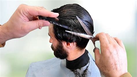 How To Cut Mens Hair With Scissors Beginners Guide Youtube
