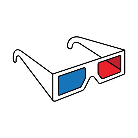 3d Glasses Logo Icon Vector Illustration 21173018 Vector Art At Vecteezy