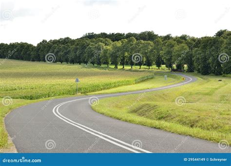 Double Bend On The Road Stock Image Image Of Sunny Green 29544149