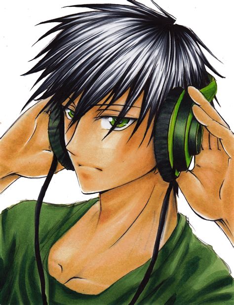 Pin By Taela Margetta On Silence Anime Boy With Headphones Anime