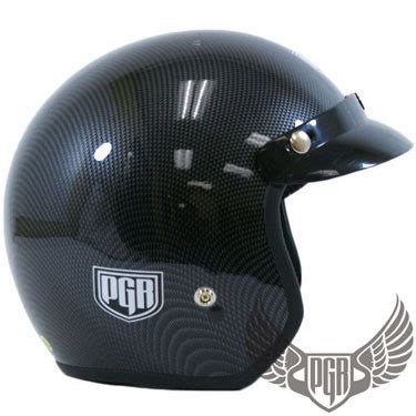 In addition, just like any carbon made helmet this one also features extremely low weight to keep your head and well, since we are specifically talking about carbon fiber motorcycle helmets, you ain't gonna see a lot. YOURAUTOPARTS : Carbon Fiber Motorcycle Cruiser Helmet PGR