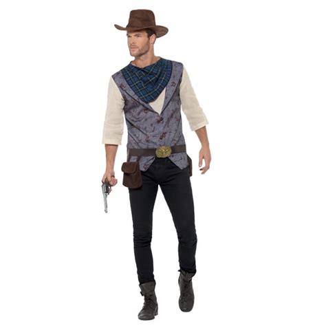 Rugged Cowboy Adult Costume Mens Costumes From A2z Fancy Dress Uk