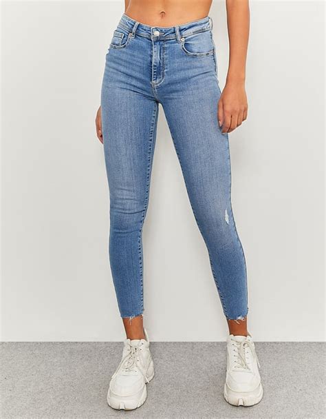 Mid Waist Skinny Push Up Jeans Tally Weijl Online Shop