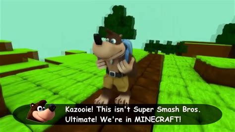 Banjo And Kazooie In Minecraft Meme Youtube