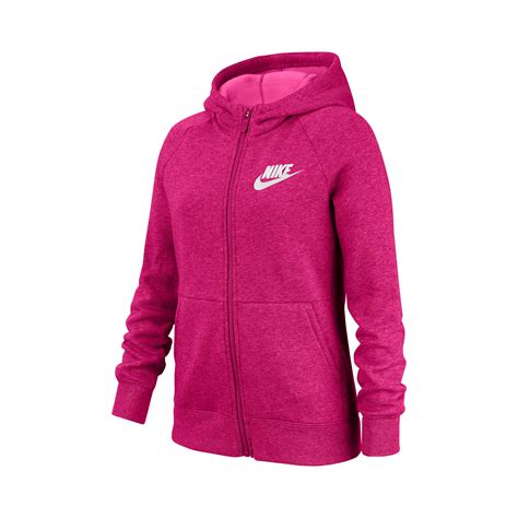 Buy Nike Sportswear Zip Hoodie Girls Pink White Online Tennis Point Uk