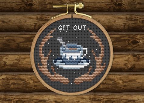 Get Out The Sunken Place CROSS STITCH PATTERN Pdf Instant Etsy