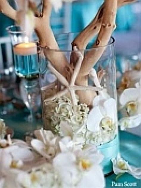 A full day at the beach is sure to work up an appetite among your guests — serve them your delicious beach party food with our beach dinnerware! Beach Wedding - Beach Wedding Table Decorations #2056196 ...