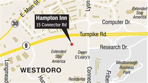 Hampton Inn Map