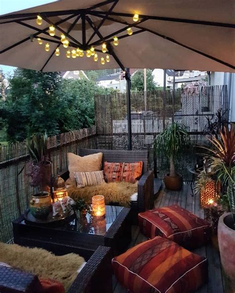 Bohemian Style Garden And Outdoor Living Ideas Bohemian Patio Decor