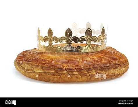 Galette Des Rois French King Cake Celebrating Epiphany Stock Photo Alamy