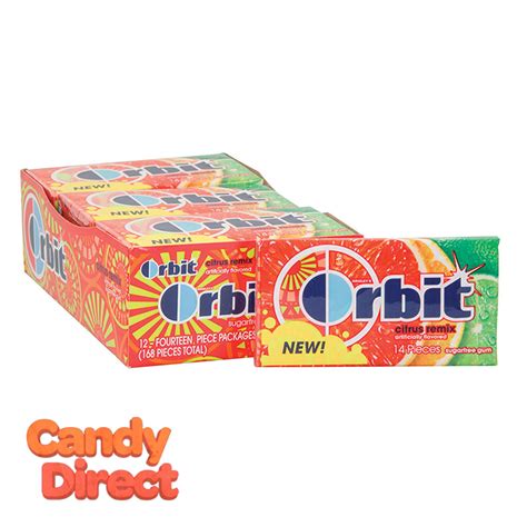 Orbit Citrus Remix Gum Sugar Free 12ct