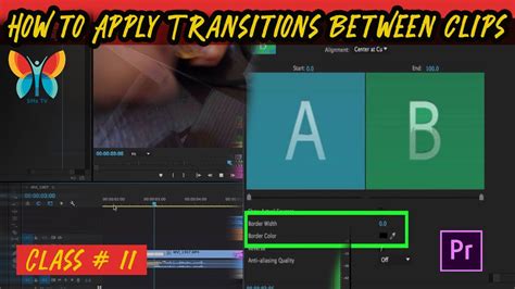 How To Apply Transitions Between Clips Adobe Premiere Pro Cc Tutorial