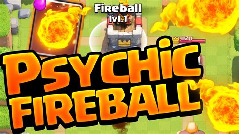 Psychic Fireball Clash Royale Gameplay Gem Free Youtube