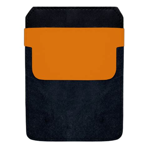 Orange Background DekoPokit™ Leather Pocket Protector - Large