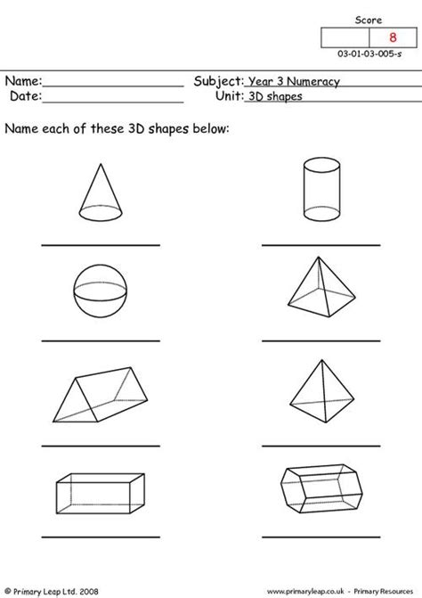 14 Best Images Of Names Of Shapes Worksheets Name 3d Shapes Worksheet