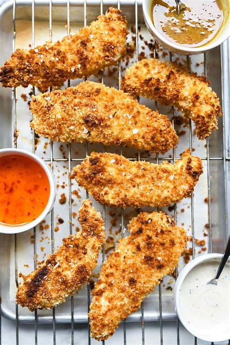 Serve with additional sour cream and chives. Totally healthy and surprisingly crispy, these juicy ...