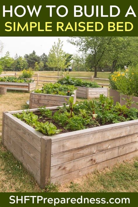 A raised garden bed is the perfect solution for growing vegetables in a compact space with minimal upkeep. How to Build a Simple Raised Bed | Cheap raised garden beds, Square foot gardening, Building a ...