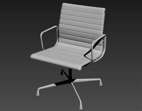 Office Chair 3d Model Free Download Max File Cadbull
