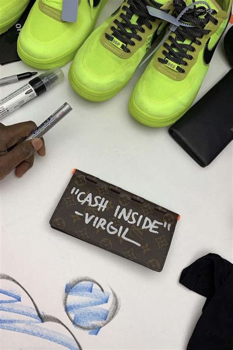Virgil Abloh Customise Des Pièces Louis Vuitton Nike Ou Off White à