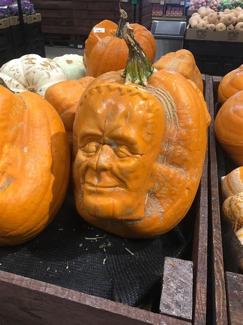 This real pumpkin formed to look like Frankenstein : mildlyinteresting