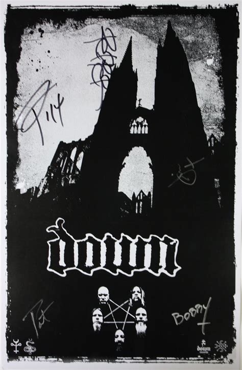 Lot Detail Down Band Signed 11x14 Promotional Poster