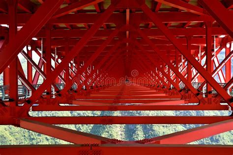 The Aizhai Bridge In Hunan Province In China Stock Photo Image Of