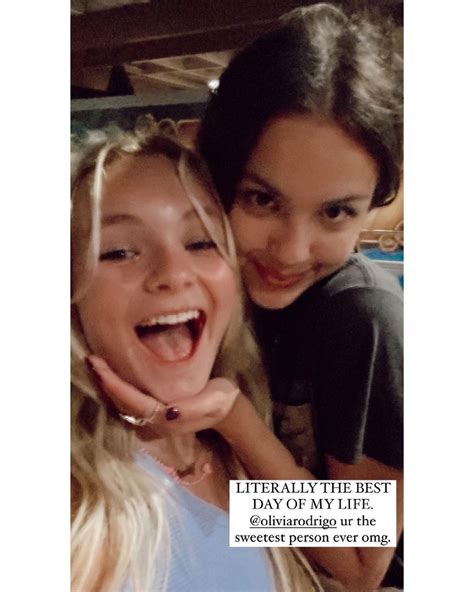 Olivia Updates On Instagram Olivia Rodrigo Via Pressleyhosbach