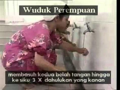 Wuduk Perempuan Cara Cara Berwuduk YouTube